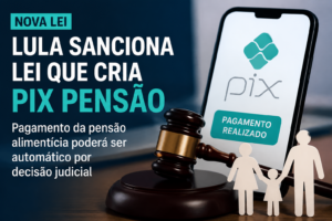 Lula sanciona lei que cria o “Pix Pensão”; pagamento poderá ser automático por decisão judicial